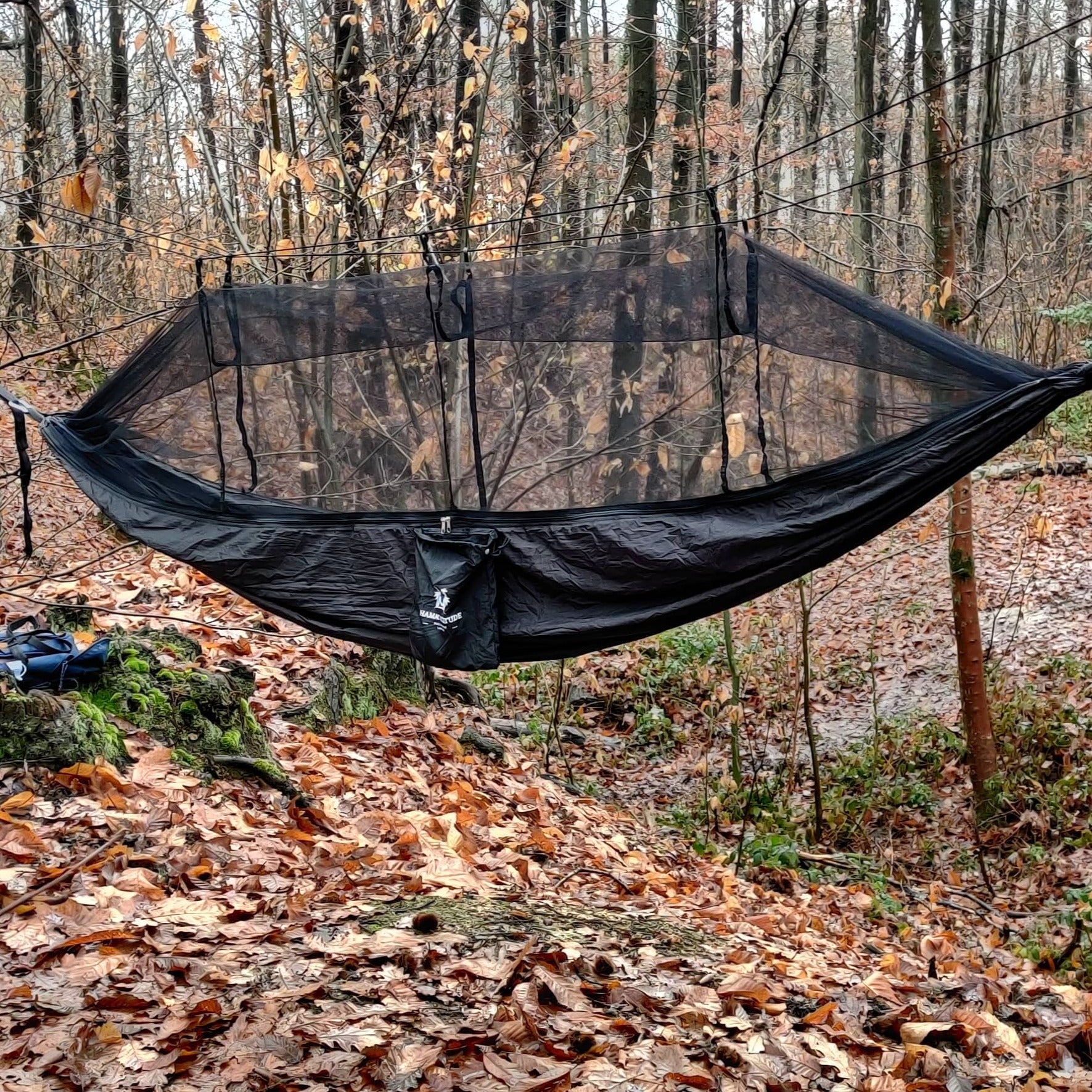 Moustiquaire Hamac Camping – Filet Anti-Moustiques Détachable, Maille Fine Cryptée, Léger 275g, Idéal Randonnée & Jardin